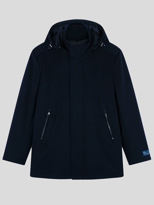 Manteau Cachemire Paul & Shark Tissu Loro Piana Grande Taille