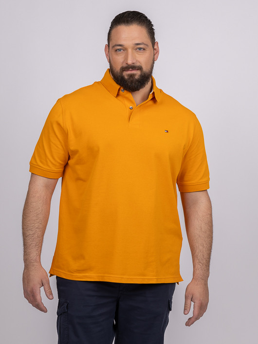 Polo Orange Tommy Hilfiger Grande Taille