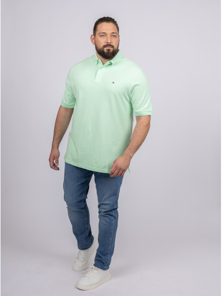Polo Vert Menthe Tommy Hilfiger Grande Taille
