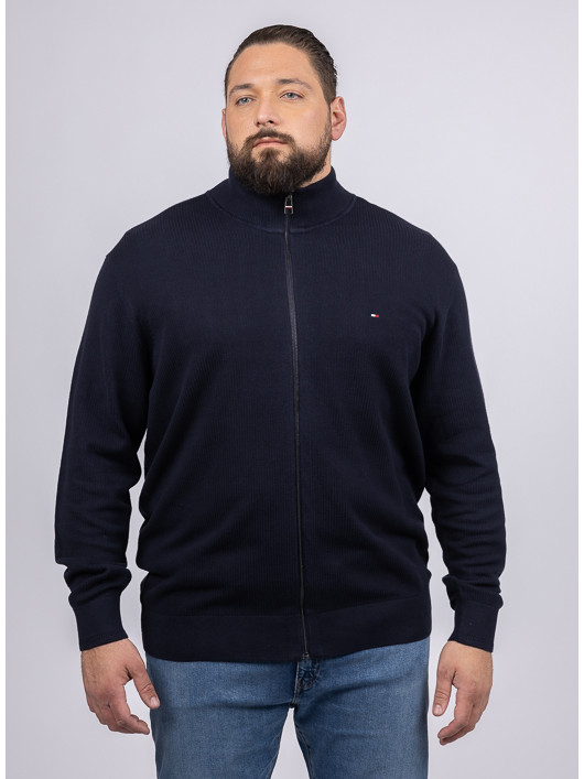 Cardigan Maille Zippé Tommy Hilfiger Grande Taille