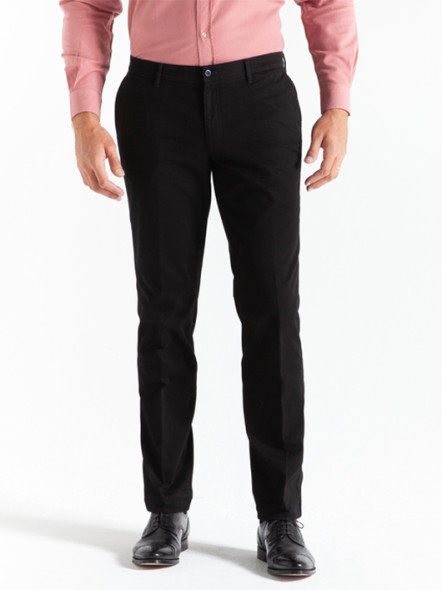 Pantalon Uni Noir Capel Grande Taille