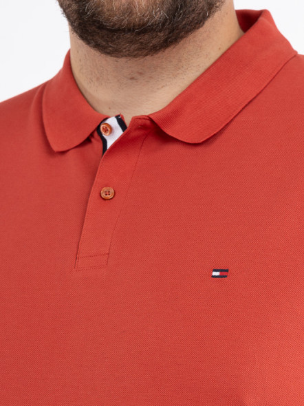 Polo Terracotta Tommy Hilfiger Grande Taille