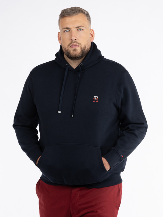 Sweat Capuche Marine Tommy Hilfiger Grande Taille