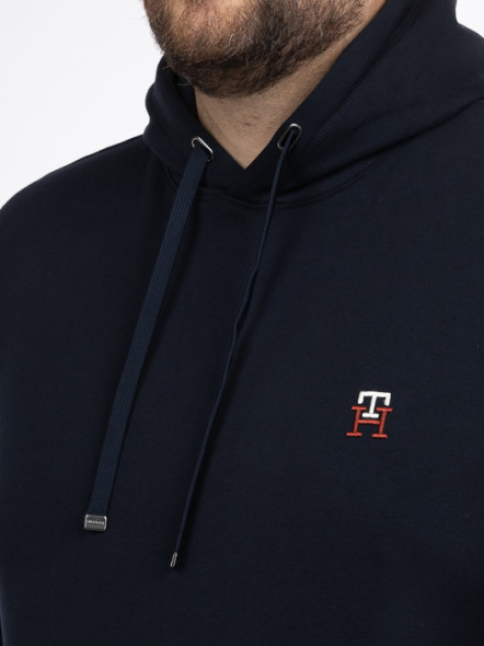 Sweat Capuche Marine Tommy Hilfiger Grande Taille