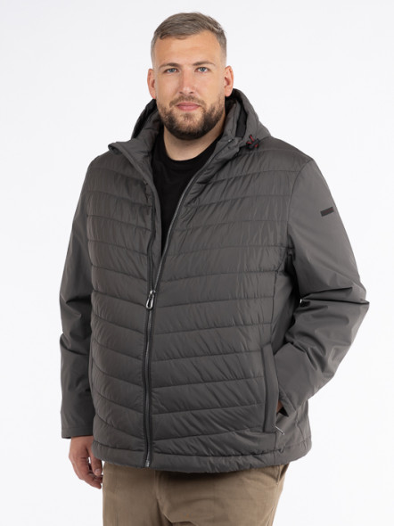 Blouson Matelassé Anthracite Bugatti Grande Taille