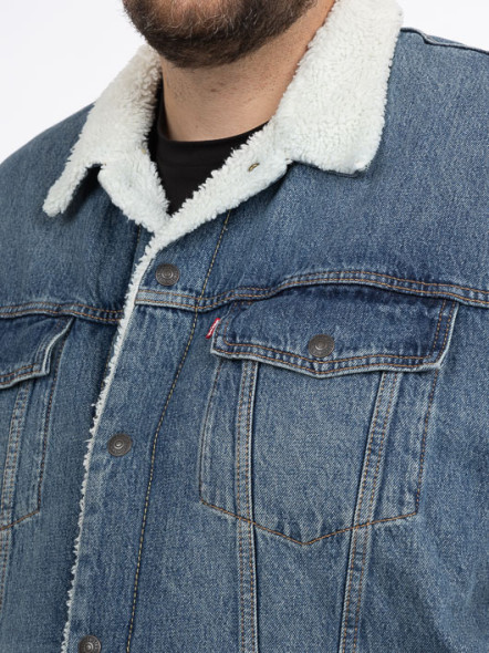 Blouson Jean Sherpa Levi's Grande Taille