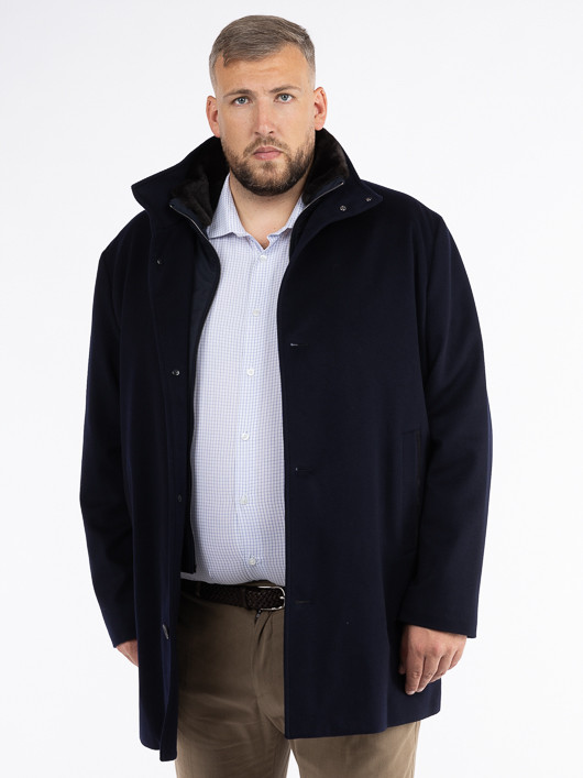 Manteau Cachemire Paul & Shark Tissu Loro Piana Grande Taille