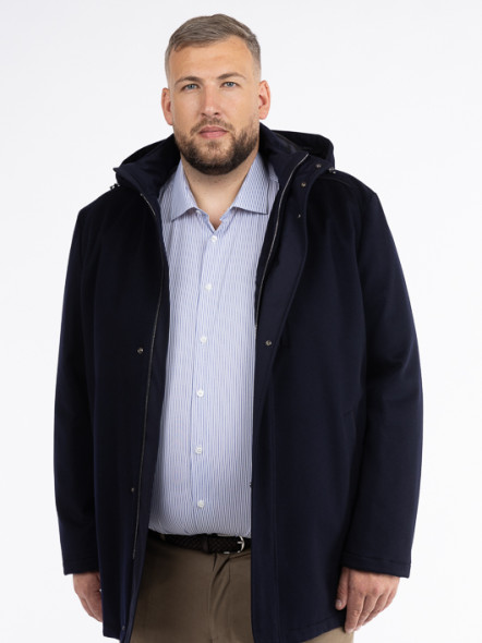 Manteau Cachemire Paul & Shark Tissu Loro Piana Grande Taille