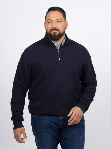 Pull Camionneur Structuré Hilfiger Grande Taille