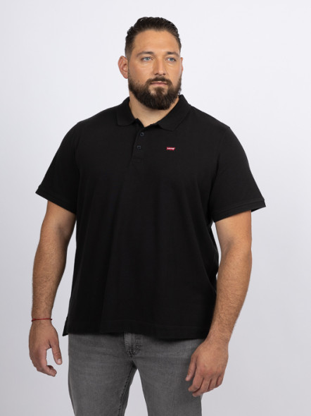 Polo Uni Noir Levi's Grande Taille