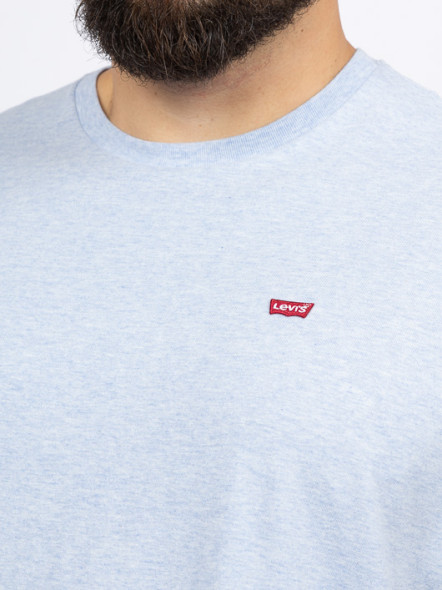 Tee-shirt Bleu Logo Levi's Grande Taille