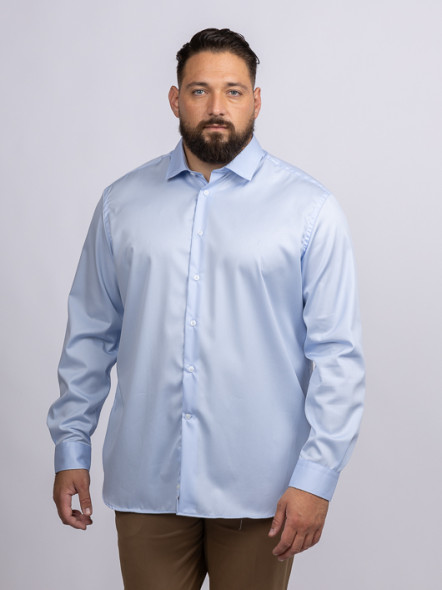 Chemise Max Sans Poche Ciel Capel Grande Taille