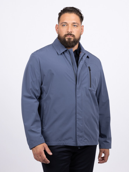 Blouson Droit Bleu Paul& Shark Grande Taille