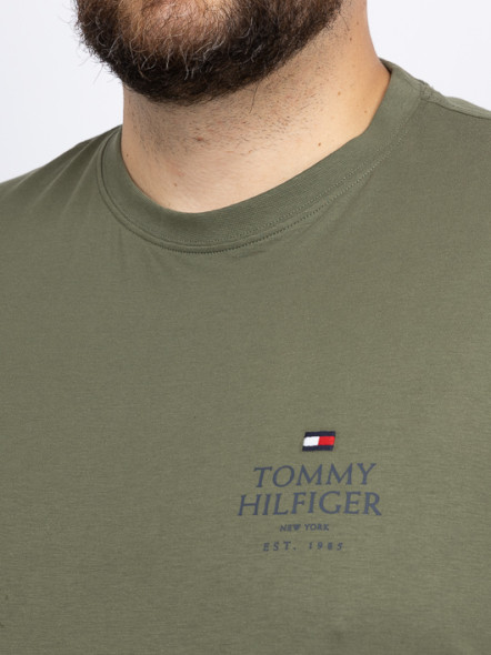 Tee-shirt Logo Brodé Tommy Hilfiger Grande Taille