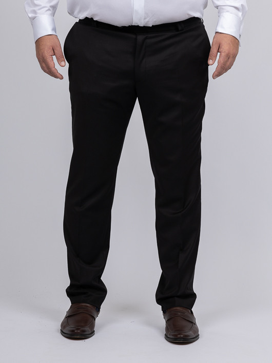 Pantalon De Ville Noir Gabin Capel Grande Taille