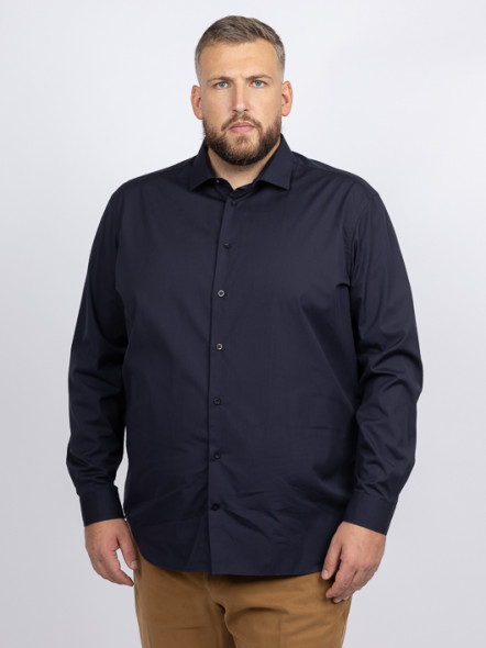 Chemise Max Double Retors Marine Capel Grande Taille