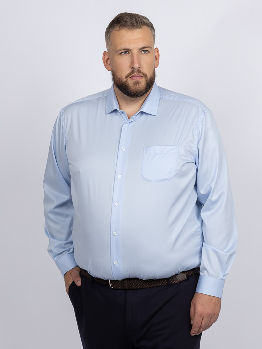 Chemise Max Ciel Avec Poche Capel Grande Taille