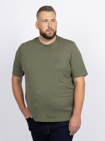 Tee-shirt Logo Brodé Tommy Hilfiger Grande Taille