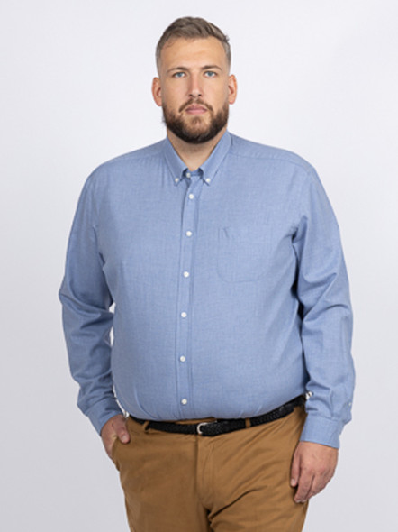 Chemise Ralph Bleue Capel Grande Taille