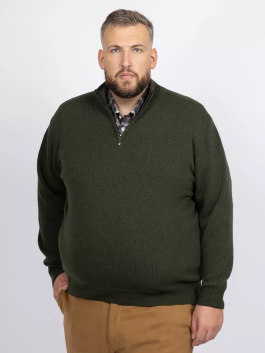 Pull Lino Camionneur Vert Capel Grande Taille homme grande taille Capelstore