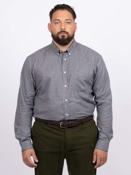 Chemise Ralph Carreaux Capel Grande Taille