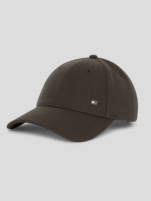 Casquette Kaki Effet Flanelle Tommy Hilfiger