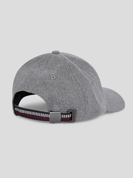 Casquette Grise Effet Flanelle Tommy Hilfiger