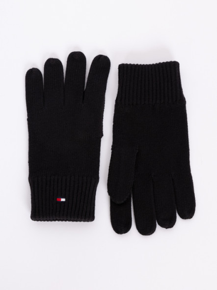 Gants Coton/cachemire Noirs Tommy Hilfiger