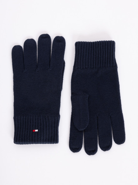 Gants Coton/cachemire Marine Tommy Hilfiger