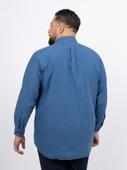 Chemise Indigo Ralph Capel Grande Taille