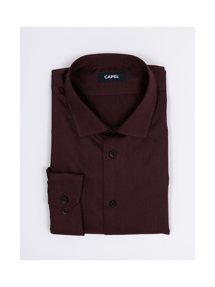 Chemise Max Bordeaux Capel Grande Taille