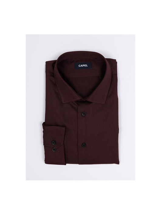 Chemise Max Bordeaux Capel Grande Taille