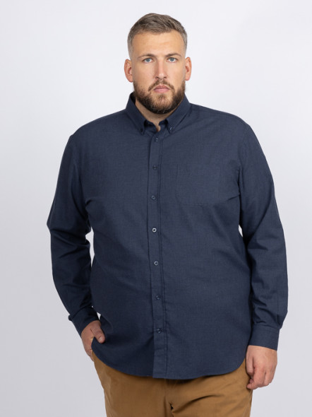 Chemise Ralph/leo Marine Capel Grande Taille