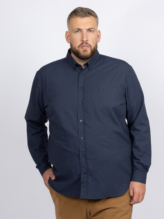 Chemise Ralph/leo Marine Capel Grande Taille