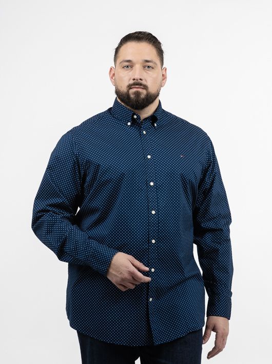 Chemise A Pois Tommy Hilfiger Grande Taille