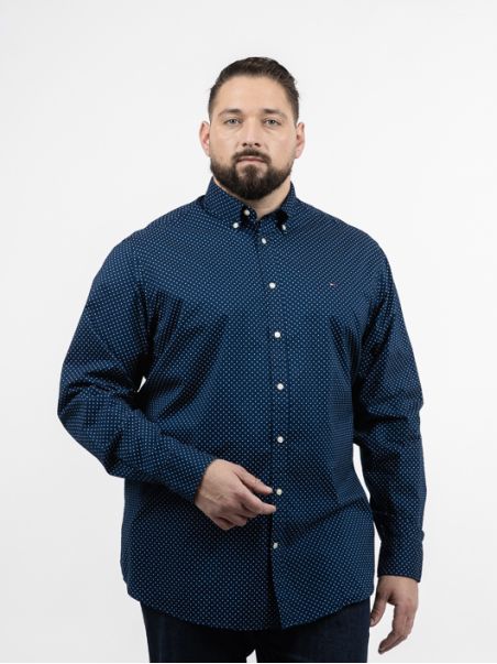 Chemise A Pois Tommy Hilfiger Grande Taille