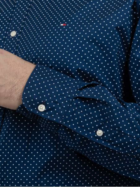 Chemise A Pois Tommy Hilfiger Grande Taille