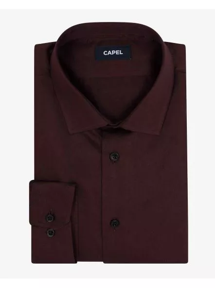 Chemise Max Bordeaux Capel Grande Taille