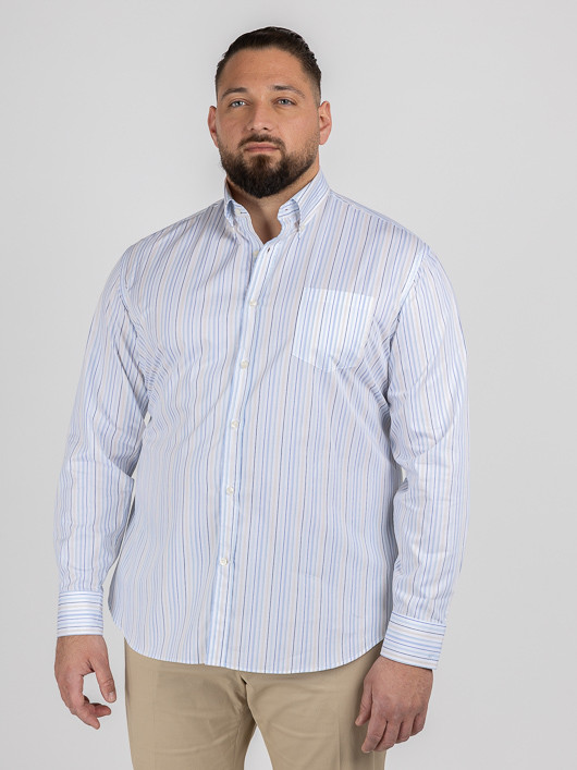 Chemise Rayee Paul & Shark Grande Taille